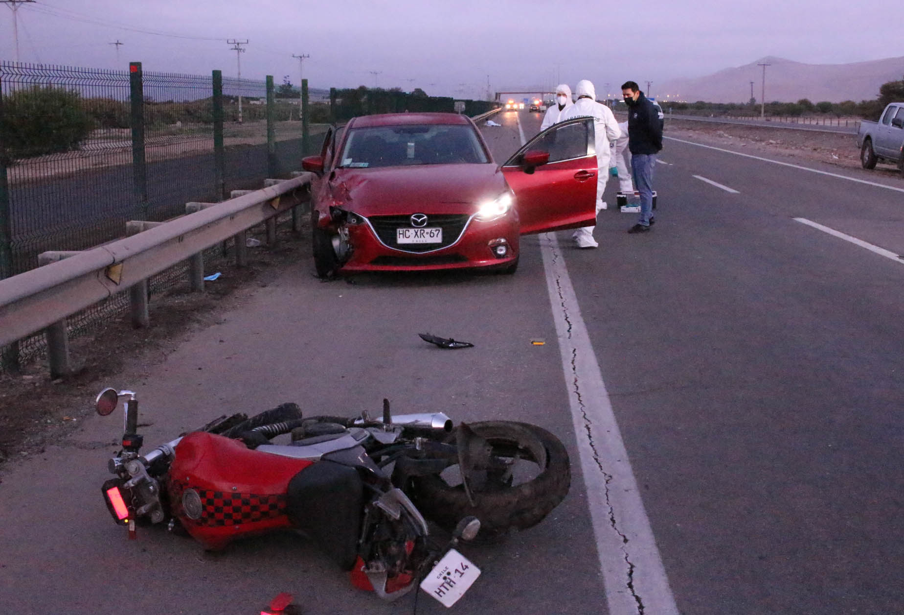 Colisi N Entre Veh Culo Menor Y Motocicleta Deja Una Persona Fallecida