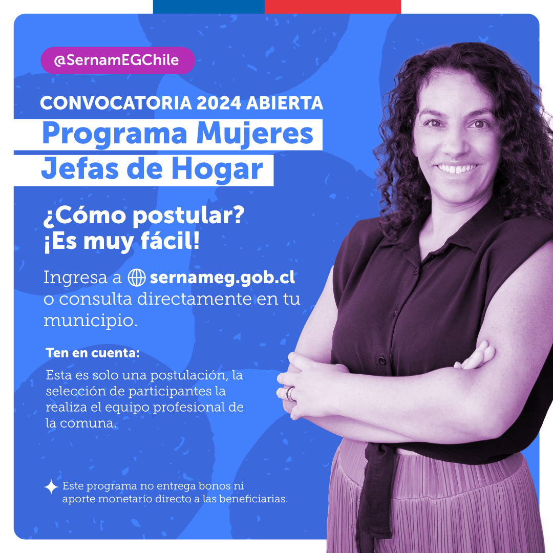 Convocatoria 2024 Programa Mujeres Jefas de Hogar NOSTÁLGICA CL